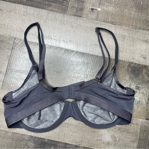 Soma Unbelievable Fit Perfect Coverage Bra 34C Gray Leopard Print - Picture 9 of 14